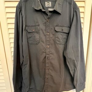 Quiksilver Charcoal Button-Up Shirt
